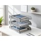 Multifunctional File Rack with Drawers: Desktop Storage for Office Supplies (4/3 Layers)
