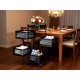 Metal Square High Quality Kitchen Trolley with Wheels (4 Layer / 1 Pc)