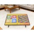 Foldable Multipurpose Mix Design Games Table Board || Bed Study Table (48 × 28 Cm / 1 Pc)