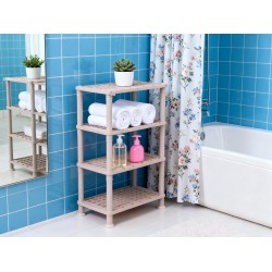 4 Layer Multifunctional Storage Shelf Organizer Narrow Storage Rack for Kitchen or Bathroom
