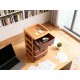 5tier Plastic Modular Drawer System For Multiple Use (Brown colour)