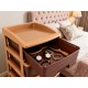 5tier Plastic Modular Drawer System For Multiple Use (Brown colour)