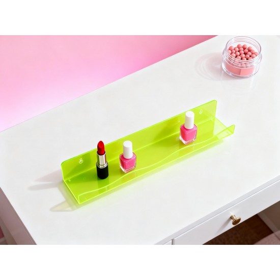 Acrylic Floating Shelves Wall Mounted Shelves (1 Pc / 38 Cm Long)