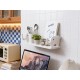 Multifunctional Elephant-Shaped Wall Shelf – No-Punch Mini Organizer for Kitchen, Bathroom & Bedroom