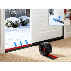 1 Meter Self-Adhesive Silicone Door Bottom Seal Strip (1 Mtr / 1 Pc)