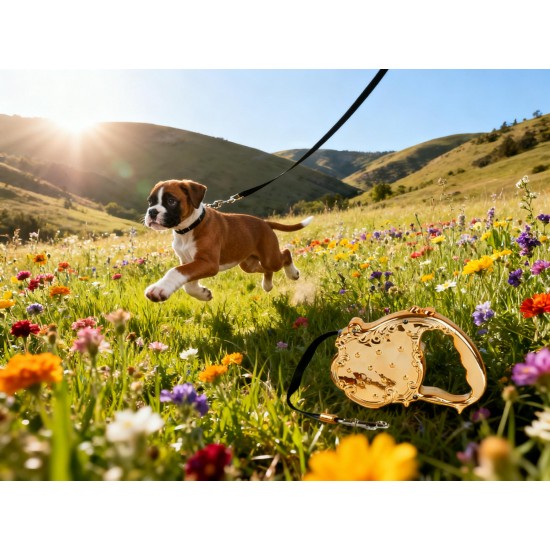 Retractable Telescopic Belt Rope Cat Golden Traction (3M Approx / 1 pc)