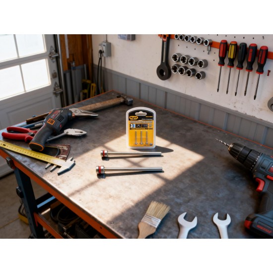 Cut-Off Wheel Screw Mandrels Shank Dia Cutting Disc Holder (3 Pcs Set)