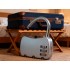 3-Digit Resettable Combination Round Padlock for Luggage (Big, Multicolor)