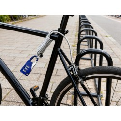 Anti-theft Dial Lock, Padlock, 3-Digit, Built-In Wire (1 Pc)